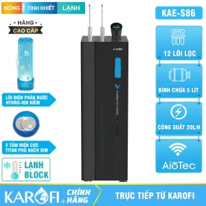 Máy lọc nước Karofi nóng lạnh Hydro-ion kiềm KAE-S86