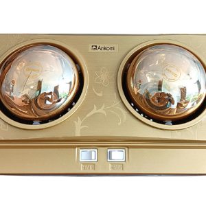 Đèn sưởi nhà tắm Ankomi AKM02T 2 bóng chính hãng
